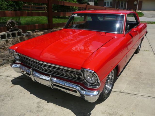 1967 Viper Red Chevrolet Nova 2 Door Hardtop