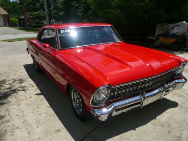 1967 Viper Red Chevrolet Nova 2 Door Hardtop