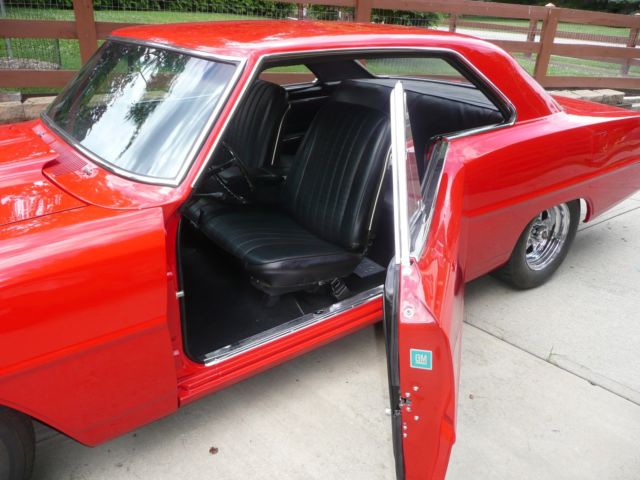 1967 Viper Red Chevrolet Nova 2 Door Hardtop