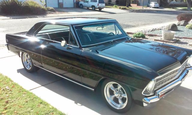 1967 Black Chevrolet Nova Coupe