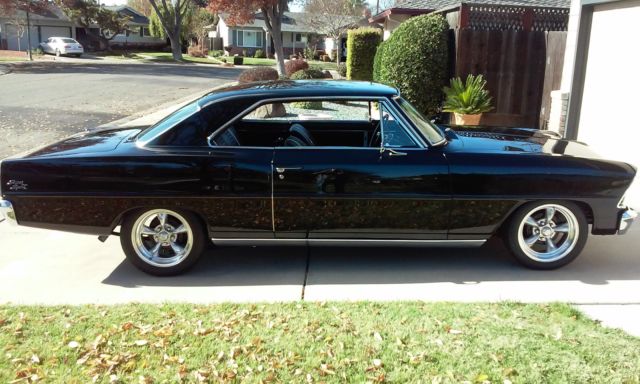 1967 Black Chevrolet Nova Coupe