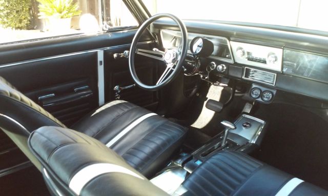 1967 Black Chevrolet Nova Coupe