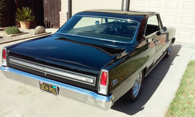 1967 Black Chevrolet Nova Coupe