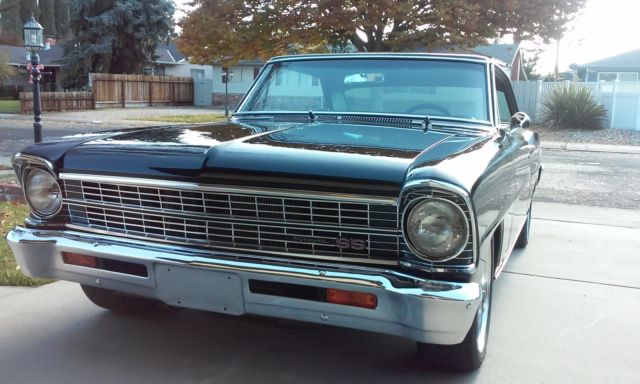 1967 Black Chevrolet Nova Coupe