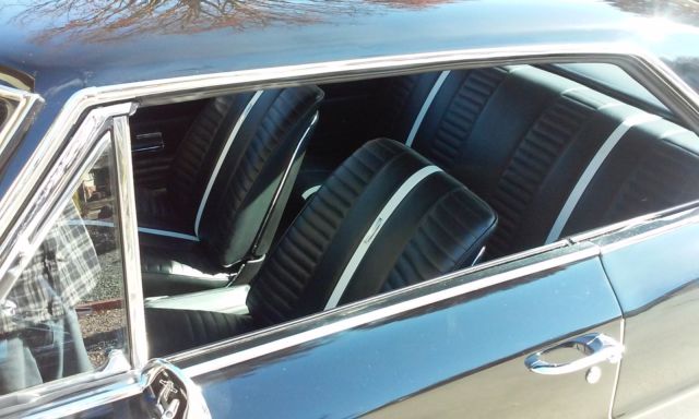 1967 Black Chevrolet Nova Coupe