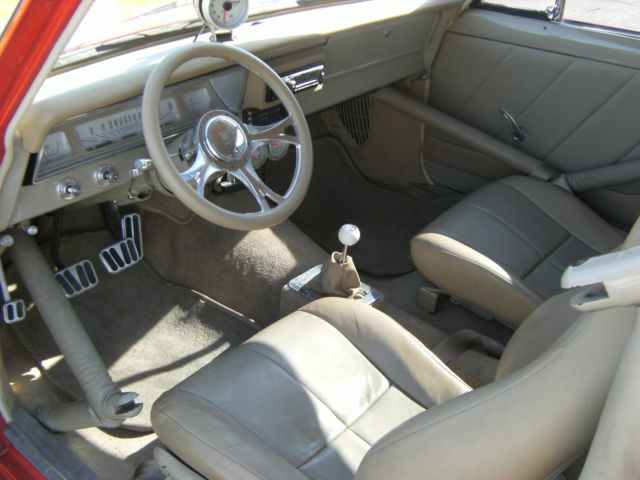 1967 Orange Chevrolet Nova Sedan