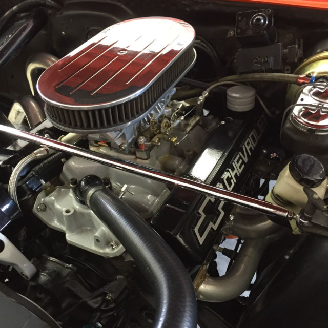 1967 Orange Chevrolet Nova Sedan