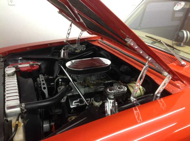 1967 Orange Chevrolet Nova Sedan