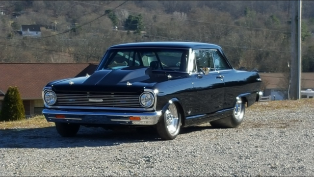 1965 Black Chevrolet Nova Coupe