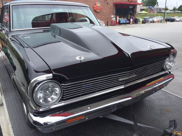 1965 Black Chevrolet Nova Coupe