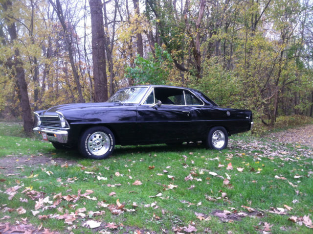 1967 Black Chevrolet Nova 2D COUPE