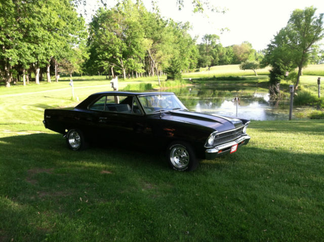 1967 Black Chevrolet Nova 2D COUPE