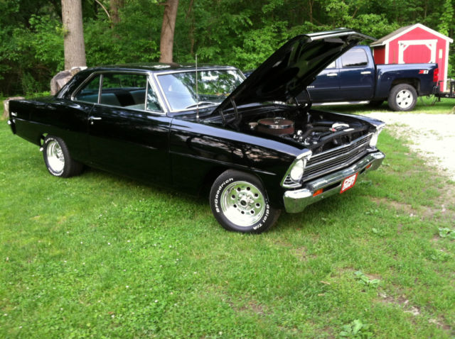 1967 Black Chevrolet Nova 2D COUPE