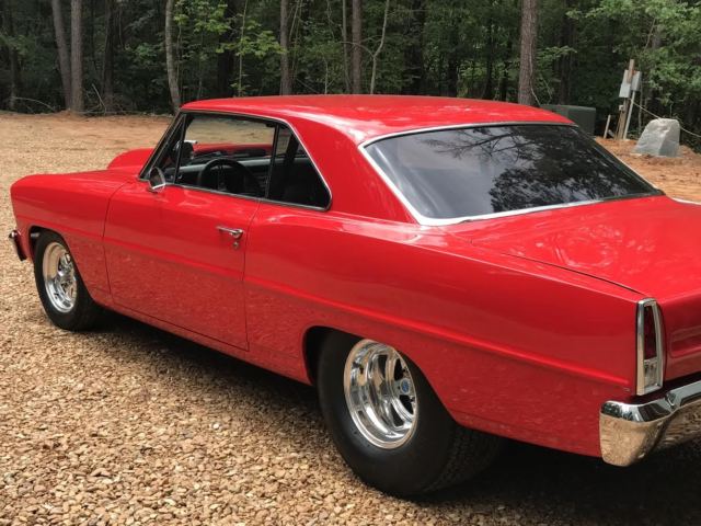 1967 Red Chevrolet Nova Coupe