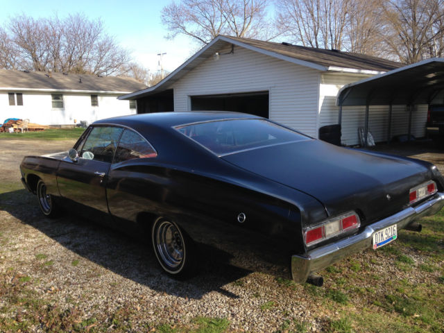 1967 Black Chevrolet Impala Coupe