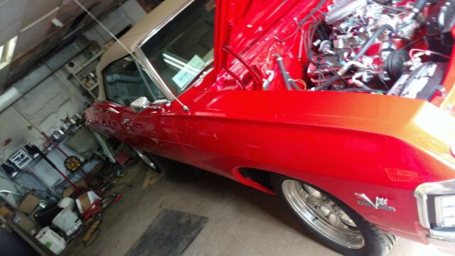 1967 Red Chevrolet Impala Convertible