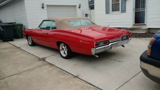 1967 Red Chevrolet Impala Convertible