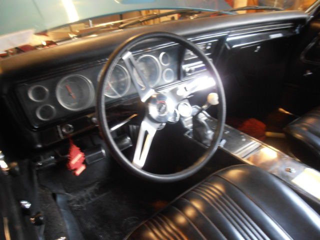 1967 marina blue Chevrolet Impala Fastback