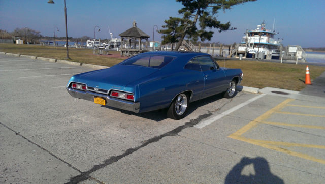 1967 marina blue Chevrolet Impala Fastback