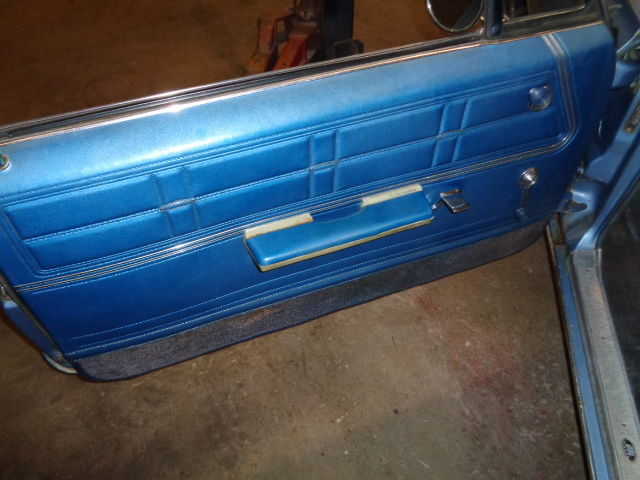 1967 Blue Chevrolet Impala Convertible