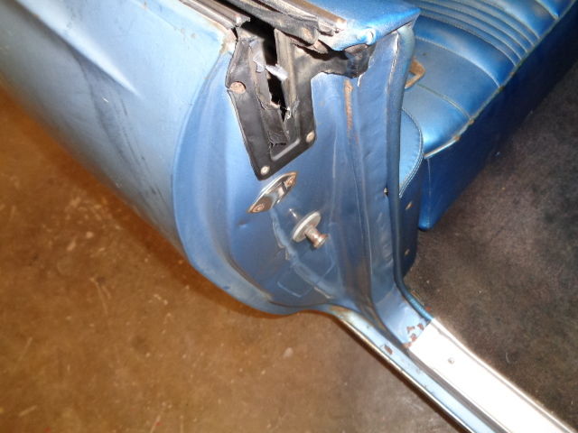 1967 Blue Chevrolet Impala Convertible