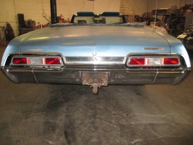 1967 Blue Chevrolet Impala Convertible