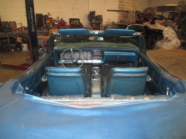 1967 Blue Chevrolet Impala Convertible