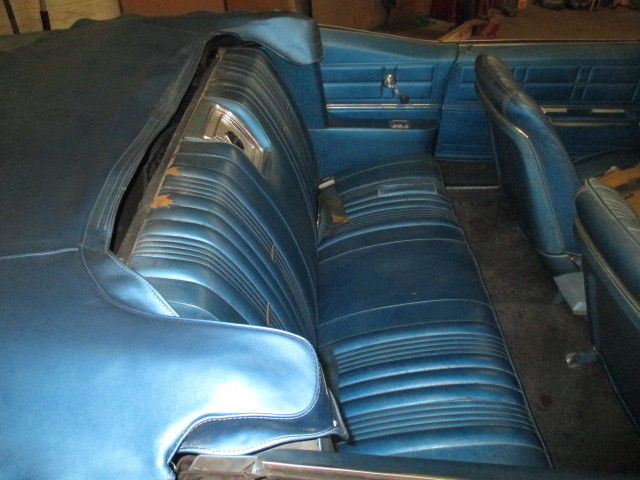 1967 Blue Chevrolet Impala Convertible
