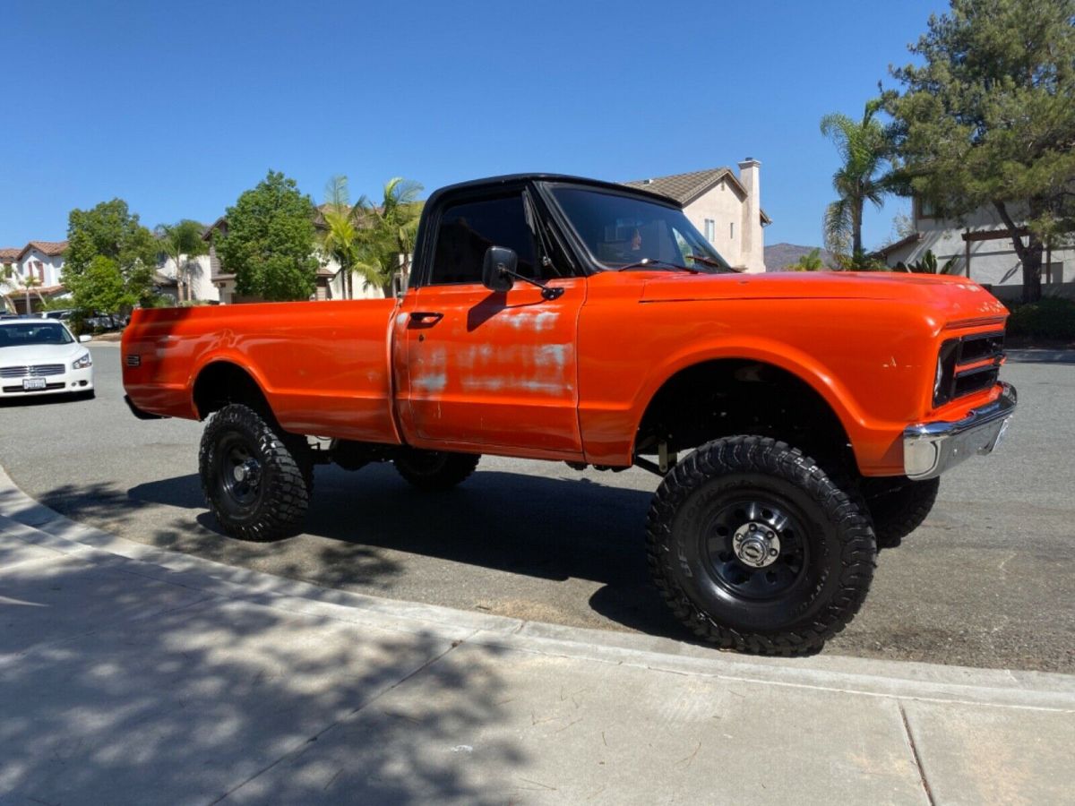 1967 Orange Chevrolet C-10