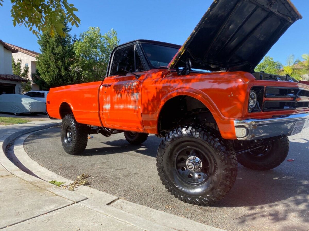 1967 Orange Chevrolet C-10