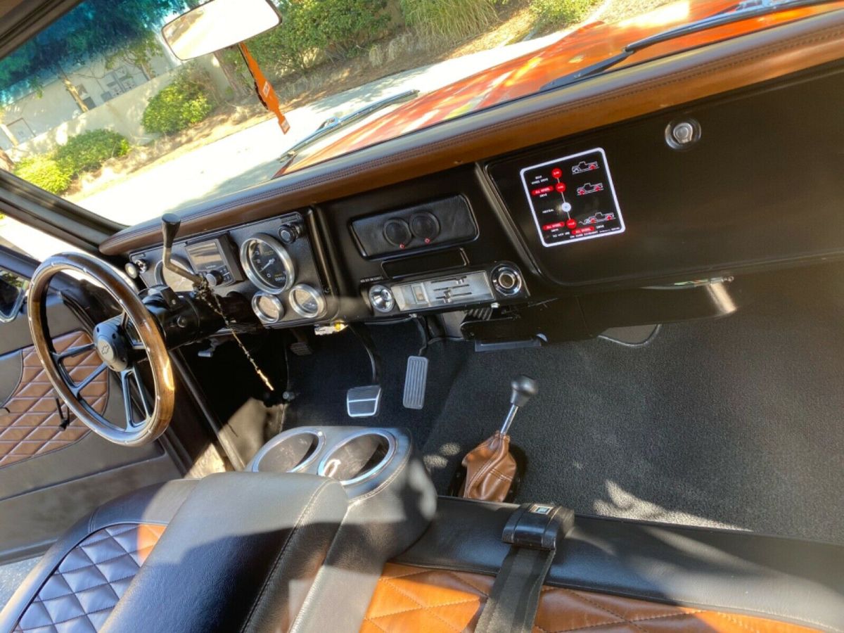 1967 Orange Chevrolet C-10