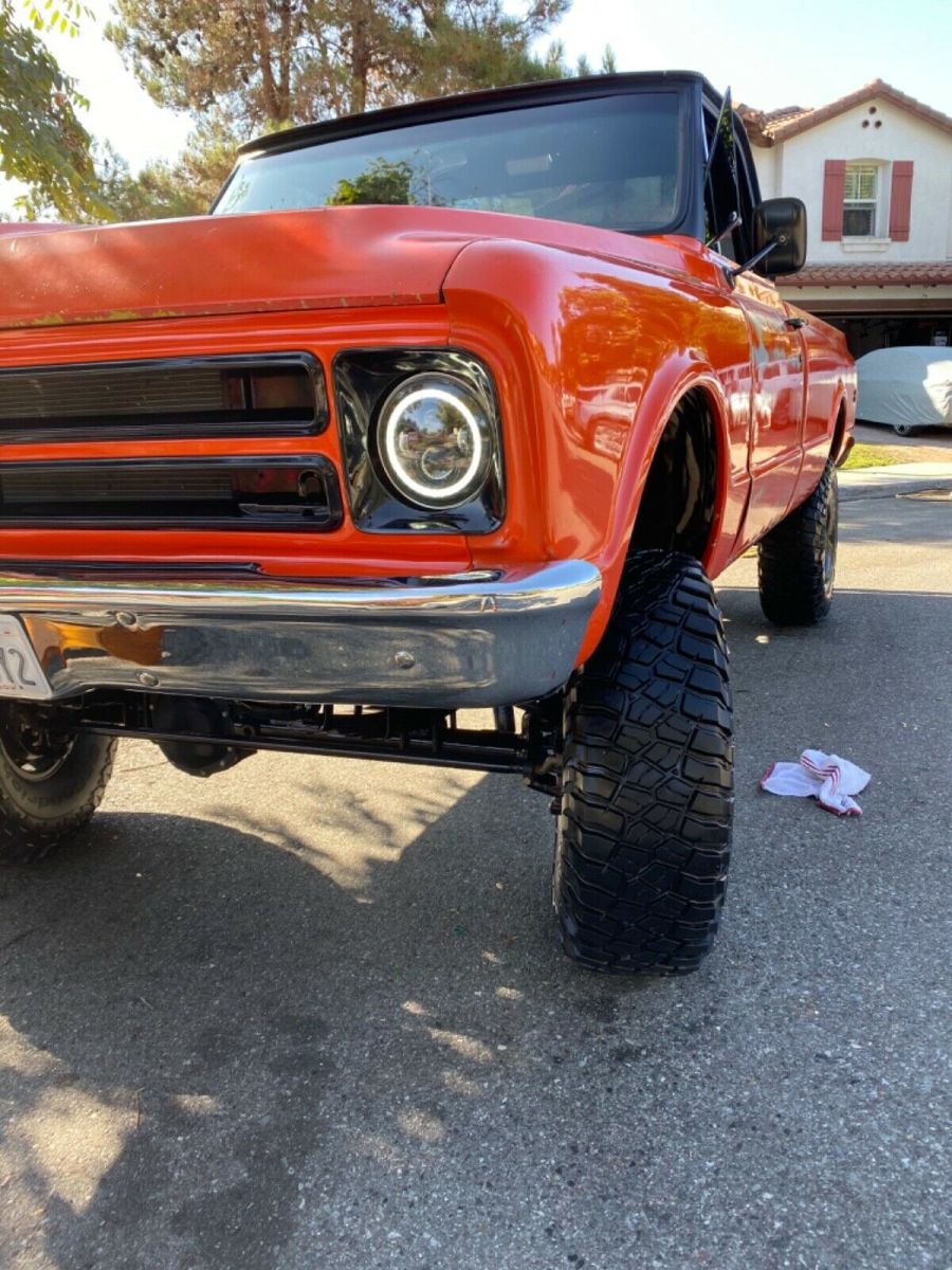 1967 Orange Chevrolet C-10