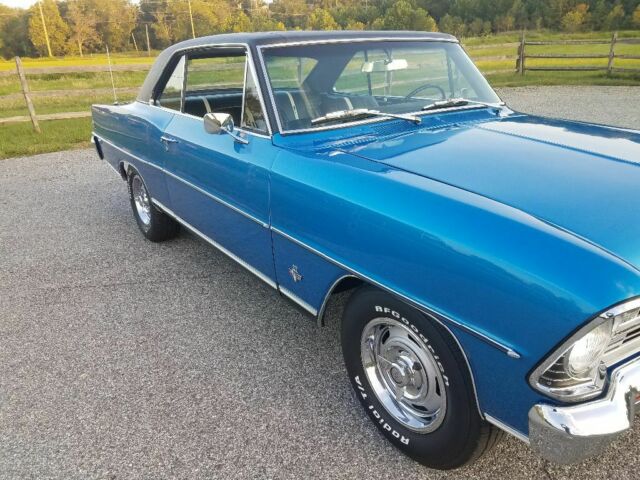 1967 Blue Chevrolet Nova Coupe