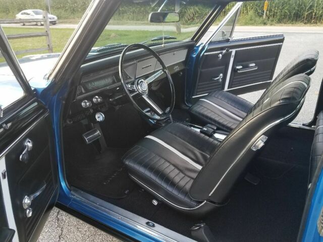 1967 Blue Chevrolet Nova Coupe