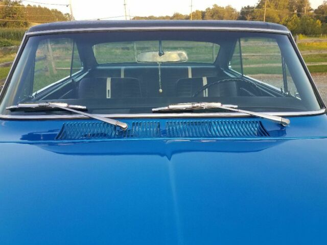 1967 Blue Chevrolet Nova Coupe