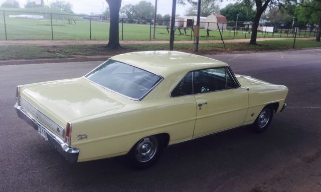1967 Butternut Yellow Chevrolet Nova 2 Door