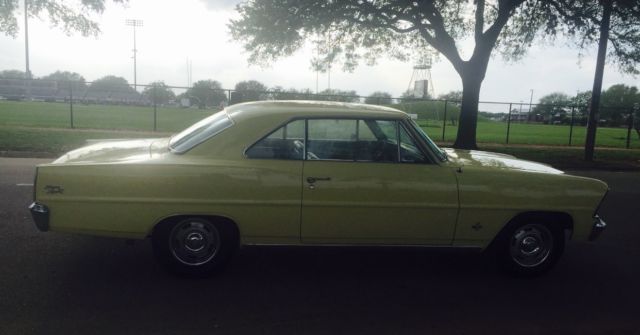1967 Butternut Yellow Chevrolet Nova 2 Door