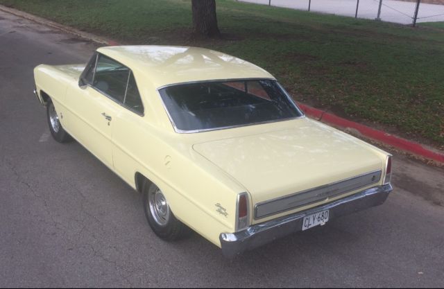 1967 Butternut Yellow Chevrolet Nova 2 Door