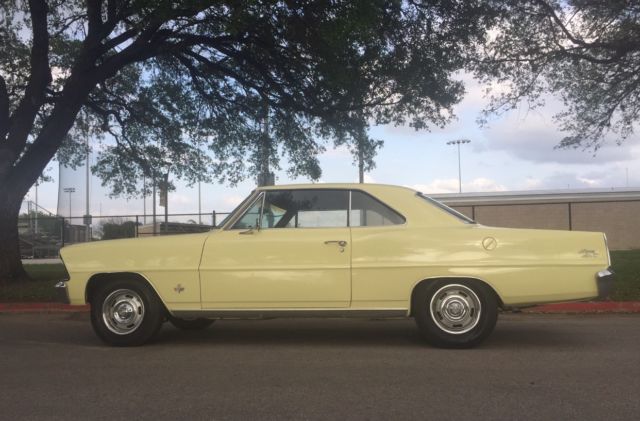 1967 Butternut Yellow Chevrolet Nova 2 Door