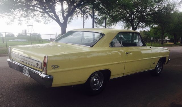 1967 Butternut Yellow Chevrolet Nova 2 Door