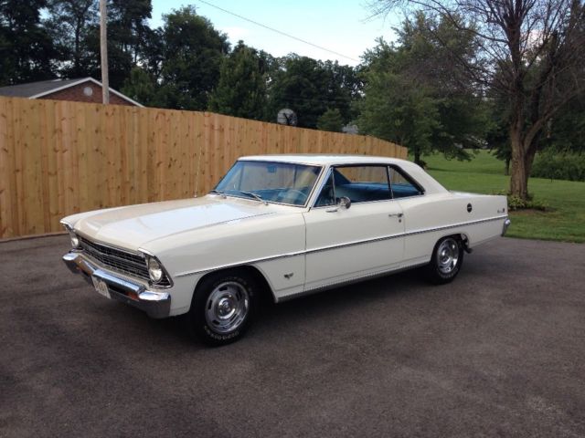 1967 White Chevrolet Nova