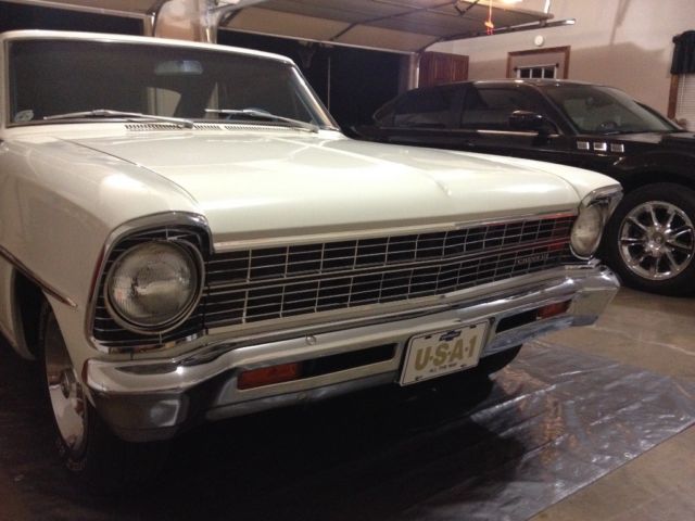 1967 White Chevrolet Nova