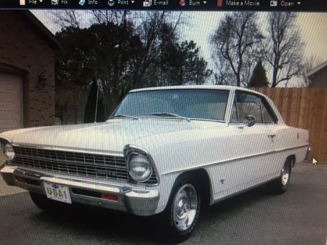 1967 White Chevrolet Nova