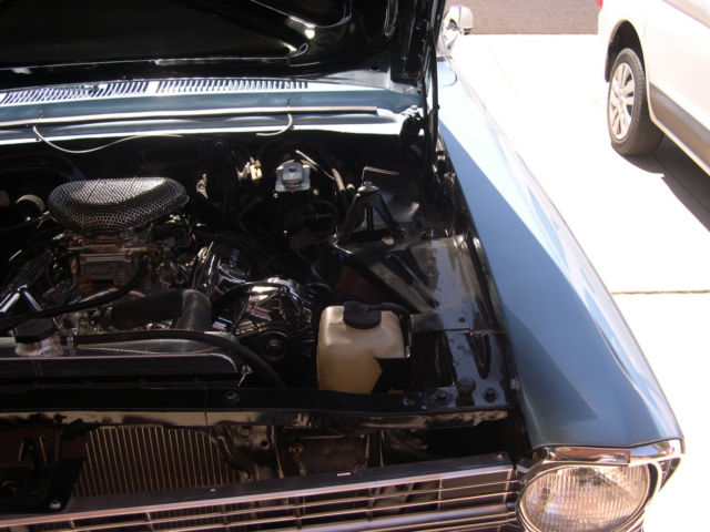 1967 Blue Chevrolet Nova 2  dr hard top