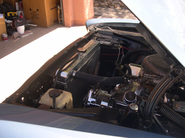 1967 Blue Chevrolet Nova 2  dr hard top