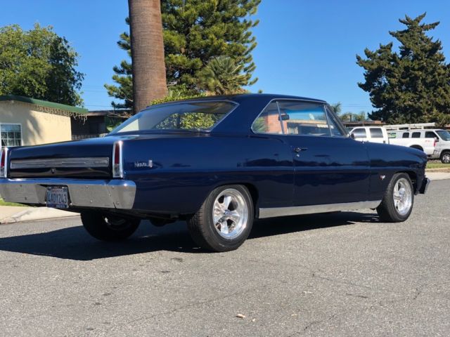 1967 Blue Chevrolet Nova
