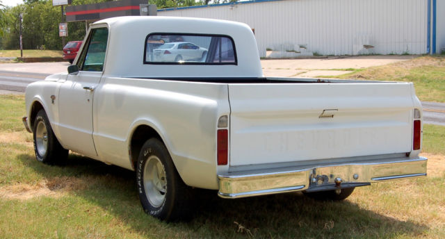 1967 White Chevrolet C-10 pickup