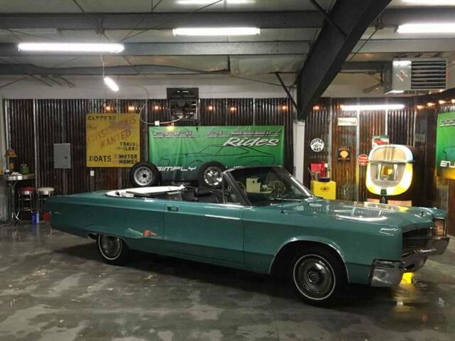 1967 Teal Chrysler 300 Series Convertible