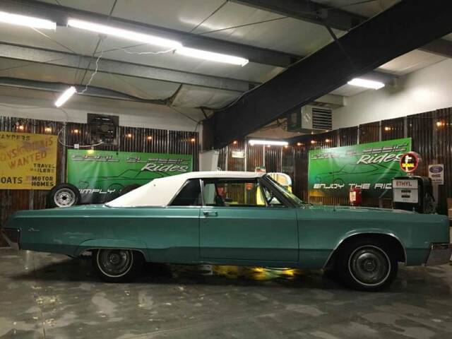1967 Teal Chrysler 300 Series Convertible