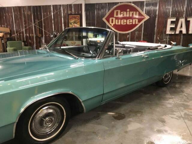 1967 Teal Chrysler 300 Series Convertible